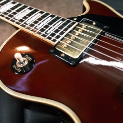 Orville by Gibson LPC Les Paul Custom with Rosewood Fretboard 1991 Wine Red image 22
