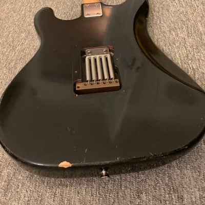 Marlin by hohner Stratocaster  Vintage Black electric guitar image 6