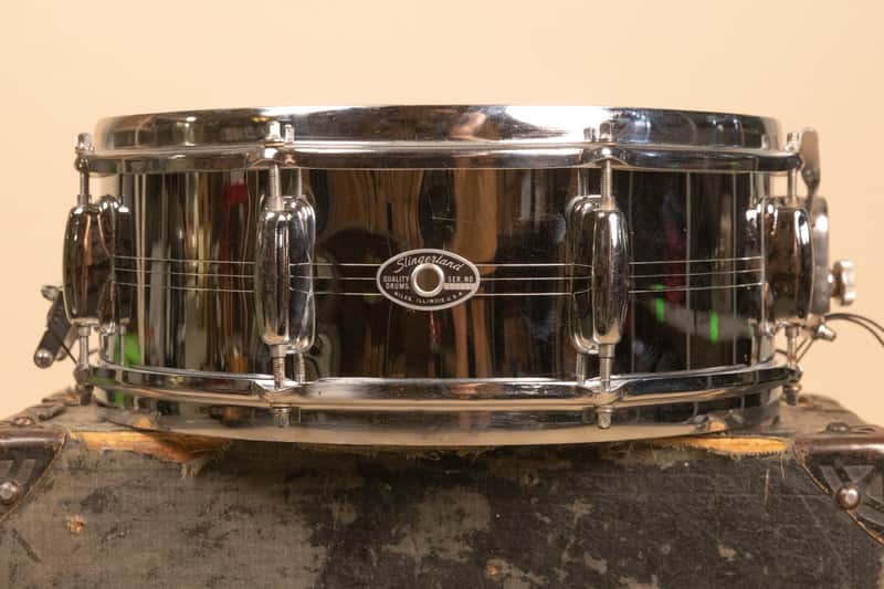 1970s Slingerland 5x14 Gene Krupa Sound King Snare Drum image 1