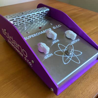 Soldano Supercharger GTO (G.T.O.) Reissue Purple (1 of 26) w/ Box & AC Adaptor image 5