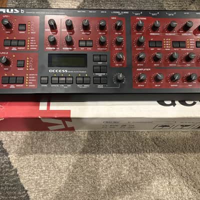 Access Virus B Desktop Digital Synthesizer 1999 - 2002 - Black / Red