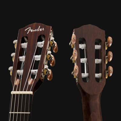 Fender CN-140SCE Nylon-String Acoustic Guitar in Natural image 5