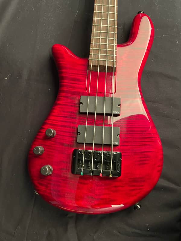 Spector Bantam 4 Left-Handed - like new - Black Cherry image 1