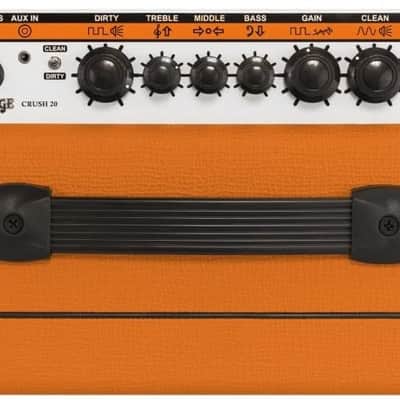 Orange Crush 20 Twin-Channel 20W Guitar Amplifier, Orange image 3