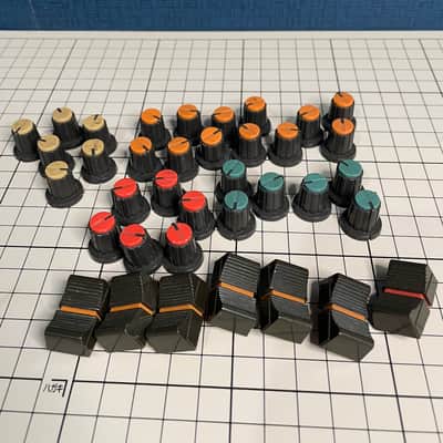 Tascam Vintage Mixer Original Replacement Knobs & Faders Set image 1