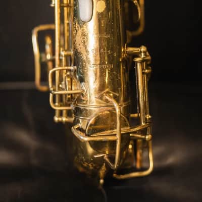 Martin Late 20's Low Pitch Alto Saxophone with Hardshell Case - Used image 7