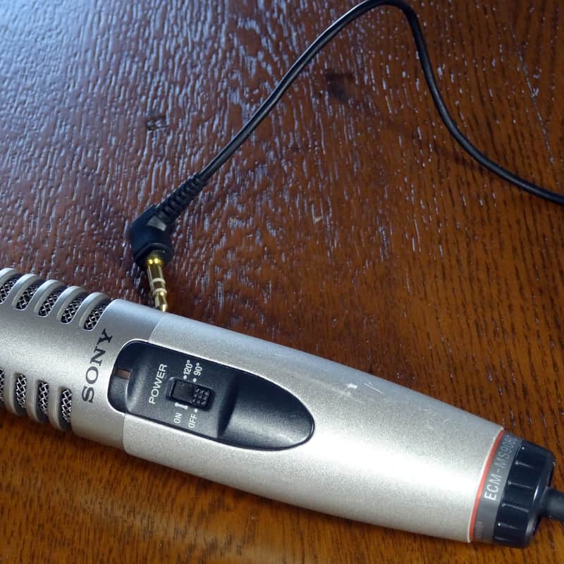 2000 Sony Sony ECM-MS908C microphone silver