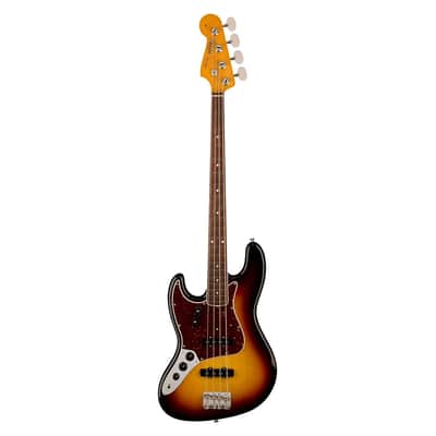 Used Fender American Vintage II 1966 Jazz Bass LH 3-Color Sunburst image 2