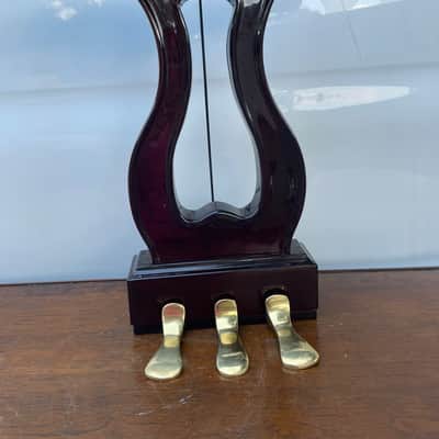 Grand Piano dark brown pedal curved design image 1
