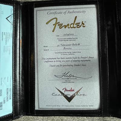 Fender télécaster 2021 - Fender MBD Limited 1952 Telecaster Humbucker Heavy Relic Nocaster Blonde image 15