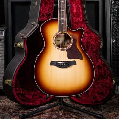Taylor Next Generation Builder's Edition 814ce Grand Auditorium Acoustic/Electric Guitar - Adirondack/Honduran Rosewood with Hardshell Case - Factory Demo image 14