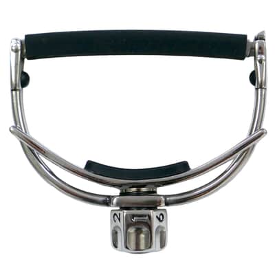 Shubb F3 FineTune Capo for Wide Neck Steel String Guitars , Stainless Steel image 1