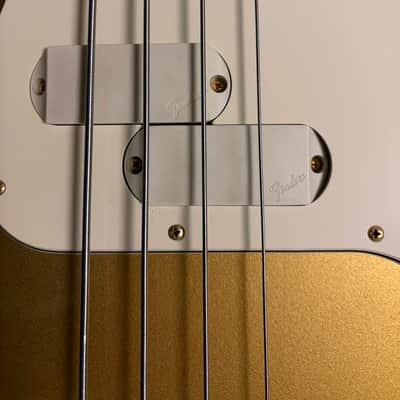 Fender Elite Precision Bass I with Rosewood Fretboard 1983 - 1984 - Aztec Gold image 4