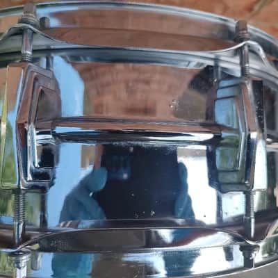Ludwig Vintage Supraphonic Snare Drum. 1976 5x14 - Very Nice! FREE Snare Stand image 7