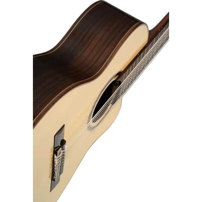 Ortega RCE158RW-8 Performer Series Solid Spruce Top Okoume Neck 4/4 Size Cutaway Nylon 8-String Classical Acoustic-Electric Guitar w/Pro Gig Bag image 12