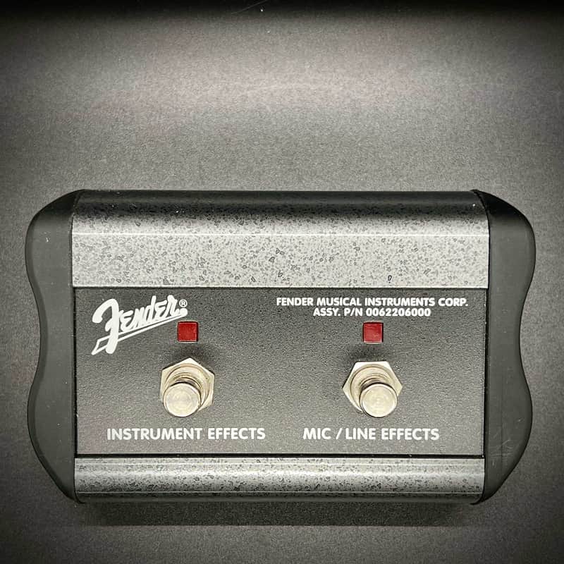 Fender 2 Button Footswitch: Effects On-Off (Mic-Inst Channels) For Acoustasonic Jr image 1
