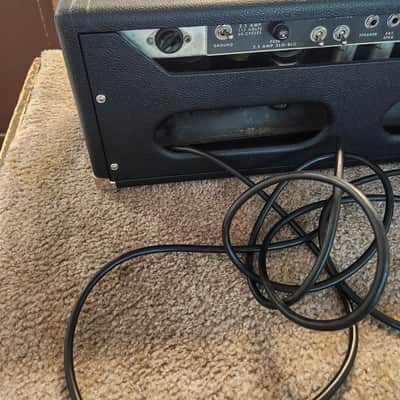 Vintage 1970s Fender Twin Reverb Amp Head with Footswitch image 7