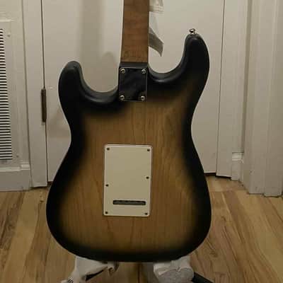 Warmoth Stratocaster - Black to Clear Burst image 2