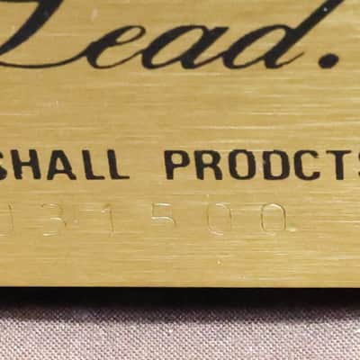 Marshall JCM 800 Lead Series Model 2204 50-Watt Master Volume Mk2 Head 1980s - Black image 10