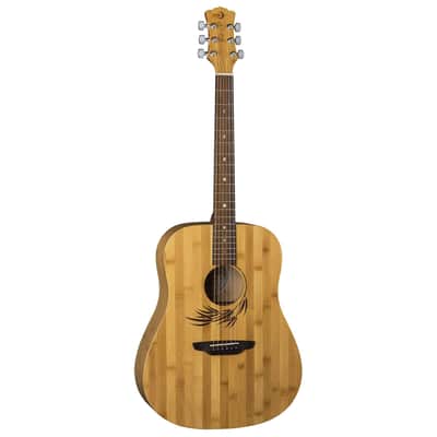Luna Woodland Series Bamboo Dreadnought