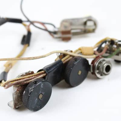 1963 Fender Jazzmaster Wiring Harness CTS Pots, Switch, Wires ~All Original~ USA 1960s Pre-CBS L-Series image 3