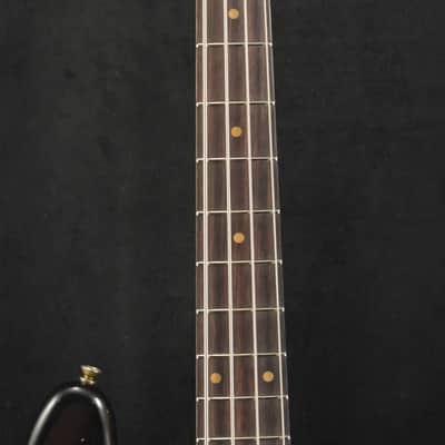 Mint Fender 1961 Jazz Bass Heavy Relic 3-Color Sunburst 3A Rosewood Fingerboard image 5