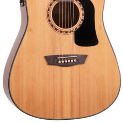Washburn AD5CEPACK-A | Acoustic / Electric Dreadnought Guitar with Gigbag, Strap, Picks image 2