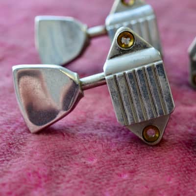 Vintage 1960s Gibson Nickel Waffleback Tuner Set - Tal Farlow, Martin Gibson Acoustic image 6