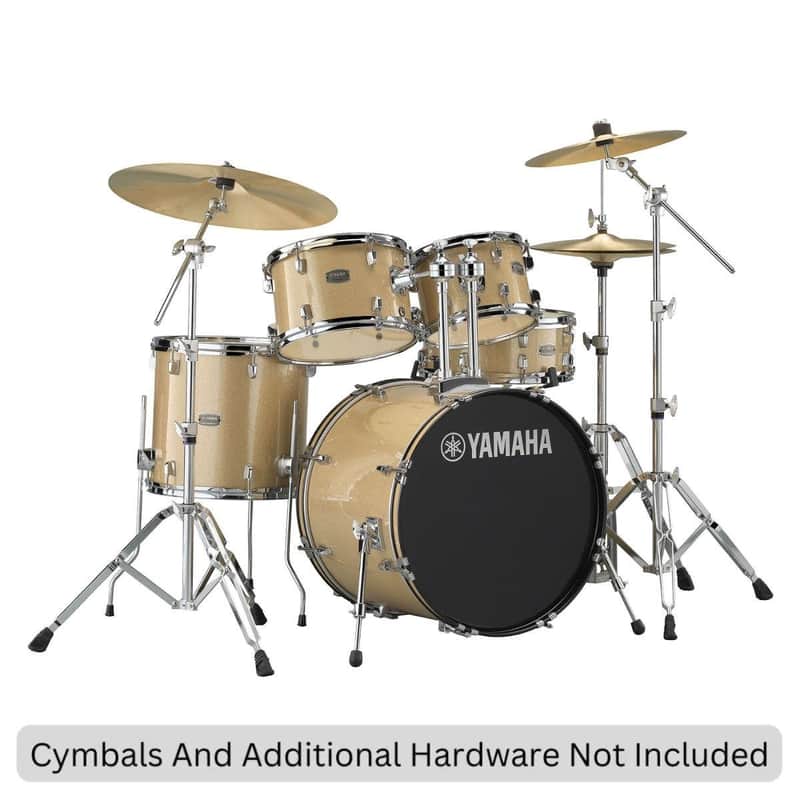 Yamaha Rydeen 5-Piece Shell Pack - 20 inch Bass Drum (Champagne Glitter) image 1