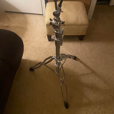 DW DWCP9700 9000 Series Heavy Duty Double-braced Straight/Boom Cymbal Stand 2010s - Chrome image 3