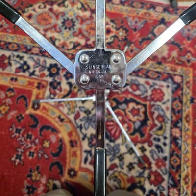 Slingerland Flat Base Red Label Snare Stand 1960s image 6