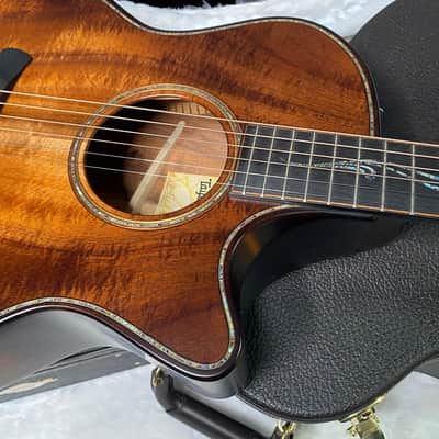 Immagine NEW Old Stock! Taylor Builder's Edition K24ce Koa Top Back Sides V-Class - Authorized Dealer - 5lbs - G07342 - 2