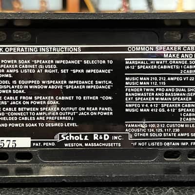 Tom Scholz Power Soak 1980’s image 3