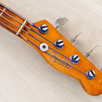 1953 Fender Precision Bass Vintage Blackguard Telecaster Bass Butterscotch w/ Case image 4