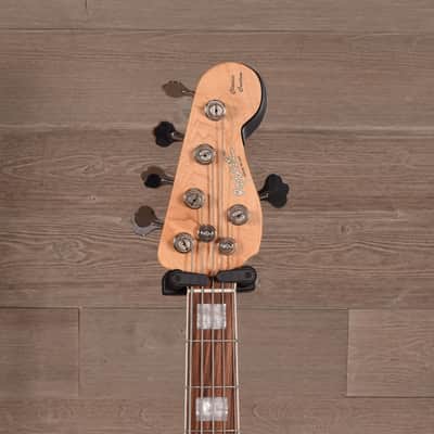 Roscoe Classic Custom 5 String PJ Jazz Bass Amber Tiger Eye Gloss w/Custom Bag image 7