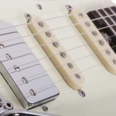 Schecter Nick Johnston Traditional HSS Electric Guitar - Atomic Snow (1541) image 7