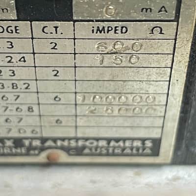 Trimax Variable Equaliser  1950’s / 60’s imagen 9