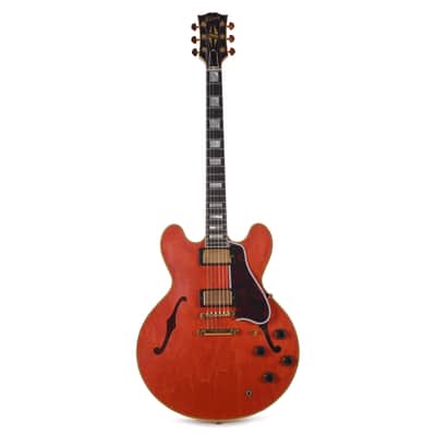 Gibson Custom Shop Murphy Lab 1959 ES-355 Reissue Stop Bar Watermelon Red Light Aged (Serial #A960151) image 4