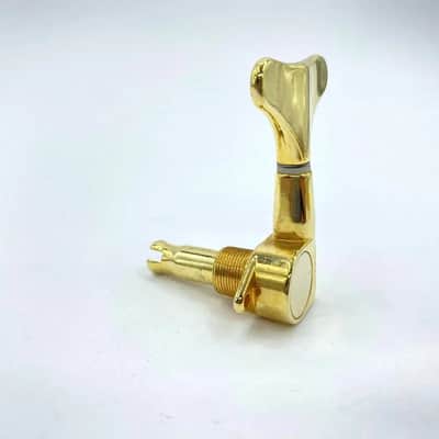 Gold Grover 4 String Bass Machine Heads Tuning Pegs 2R+2L image 7
