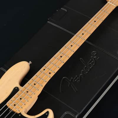 Fender USA American Deluxe Precision Bass Ash/Maple N3 Pickups Natural Fender [10048335] (06/15) image 12