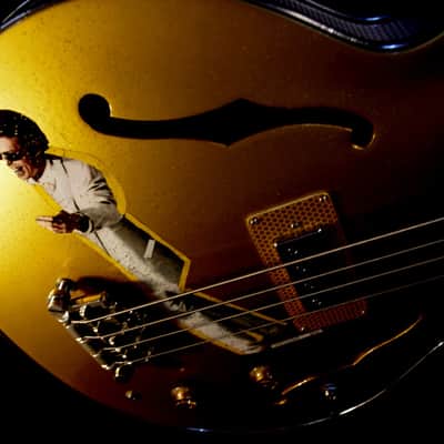 Epiphone Jack Casady Signature Bass 2000 Metallic Gold image 19