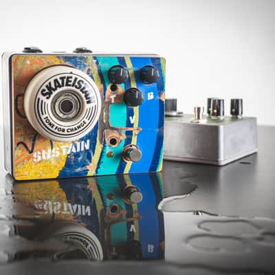 Tone for Change Limited Edition "Skatedeck" Fuzz Pedal for Skateistan Charity image 1