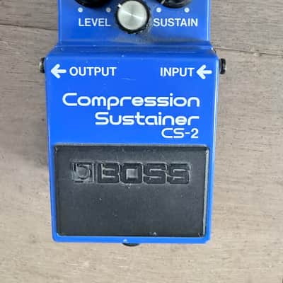 Boss CS-2 Compression Sustainer (Black Label) 1981 - 1989 - Blue image 1