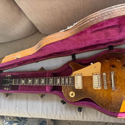 1982 Gibson Standard 82 Les Paul – Quilt Top Honey Burst – Kalamazoo, Tim Shaws, OHSC image 19