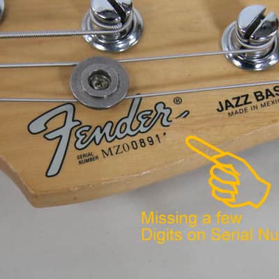 Fender Standard Jazz Bass with Rosewood Fretboard 1998 - 2008 - Midnight Wine image 15