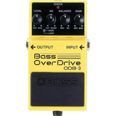 Boss ODB-3 Bass OverDrive Effects Pedal - Yellow image 1
