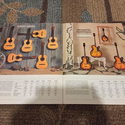Vintage 1964 Epiphone Full-Line, Full-Color Catalog! Rare, Original Case Candy, Paperwork! image 6