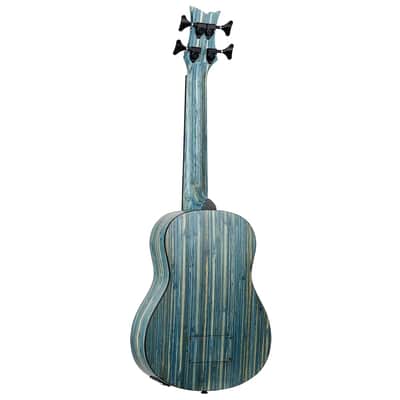 Ortega RUSWB-UB Bamboo Series Solid Bamboo Top & Neck Short Scale 4-String Acoustic-Electric Uke Bass w/Deluxe Gig Bag image 7