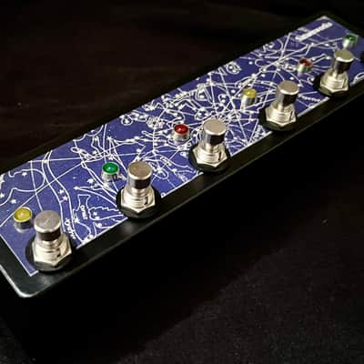 Saturnworks 6 - Looper Multi True Bypass Black Loop Pedal with Soft Click Switches + Switchcraft Jacks - Handcrafted in California image 1