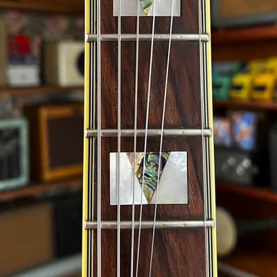 2005 Epiphone Sheraton II Korea Natural Semi-Hollow Electric Guitar w/Vintage Gibson Case image 13